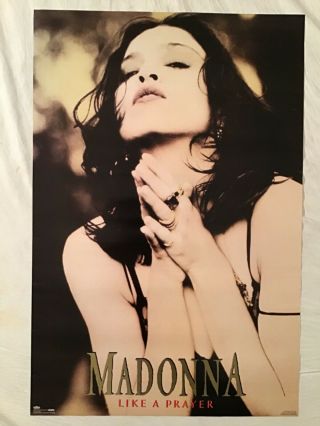 Madonna 1989 Poster Like A Prayer Winterland