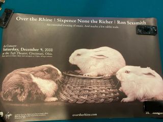 Over The Rhine Rare Promotional Poster Sixpence None The Richer Ron Sexmith -
