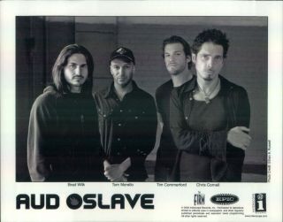 Press Photo: Audioslave 8x10 B&w 2005 Tom Morello / Chris Cornell
