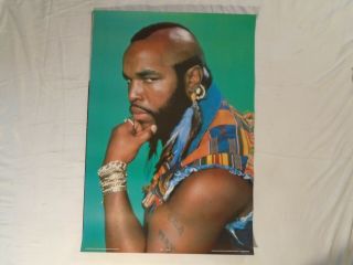 Mr.  T 1984 Poster Anabas England The A Team Rocky