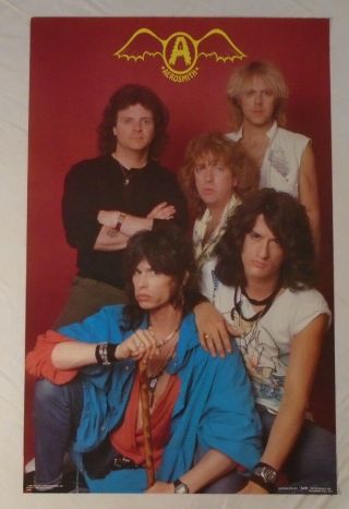 Aerosmith 1984 Poster Funky Steven Tyler Joe Perry