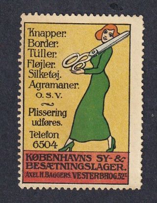 Denmark Poster Stamps Copenhagen Sew Stock