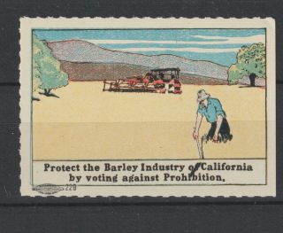 Us Poster Stamp Vote Against Prohibition