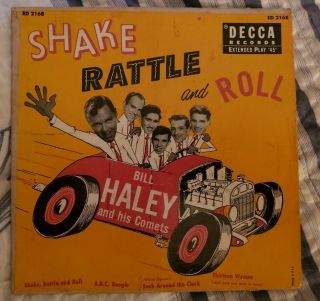 Vintage Bill Haley And His Comets Shake Rattle Roll Sleeve Only Cool Image