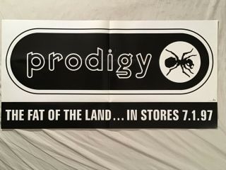 Prodigy 1997 Promo Poster Pair The Fat Of The Land