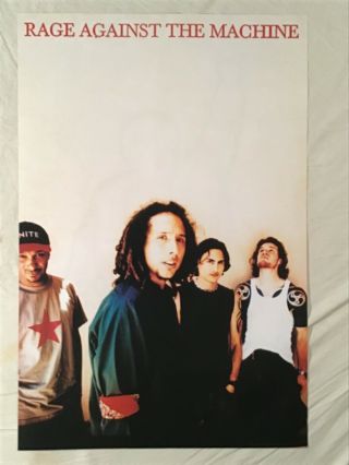 Rage Against The Machine 1999 Two - Sided Promo Poster Battle Of Los Angeles Ratm