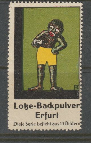 German Poster Stamp 8/10 Black