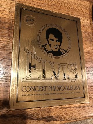 Elvis Presley Concert Photo Album Booklet 1977 With