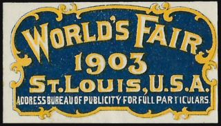 1903 St.  Louis World 