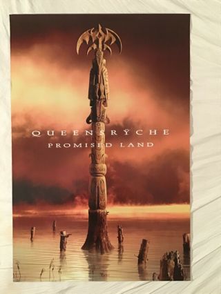 Queensryche 1994 Two - Sided Promo Poster Promised Land