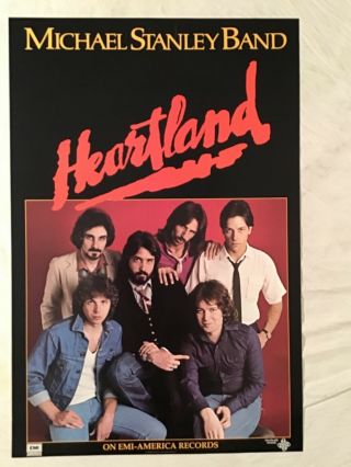 Michael Stanley Band 1980 Promo Poster Heartland