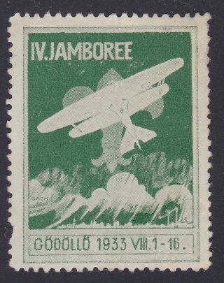 Paraphilately Hungary 1933 - Poster Stamp Scout Jamboree Godollo -.  X2202