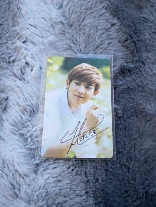 Exo Chanyeol Nature Republic Version 1 Photocard - Official