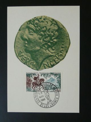 Archaeology Gauls Vercingetorix Maximum Card 1966