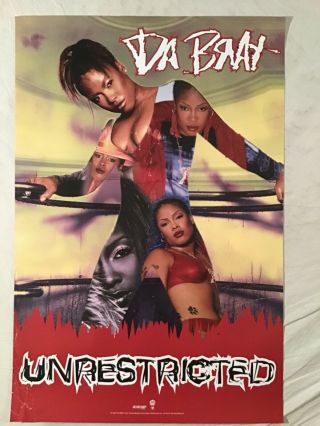Da Brat 2000 Two - Sided Promo Poster Rap Hip Hop