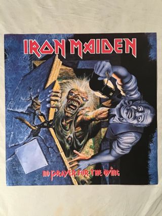 Iron Maiden 1990 Matte Promo Poster No Prayer For The Dying