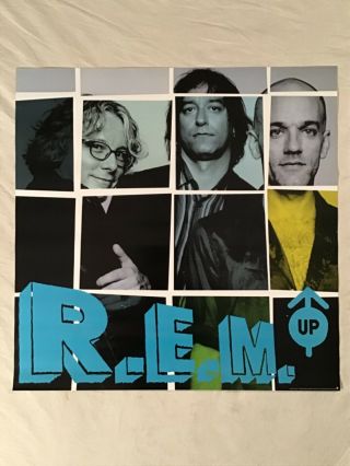 R.  E.  M.  1998 Promo Poster Up.