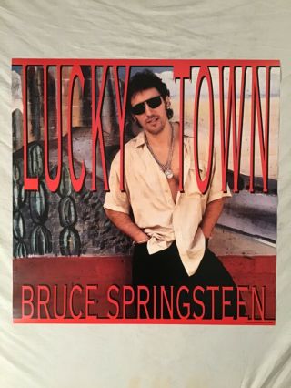 Bruce Springsteen 1992 Promo Poster Lucky Town