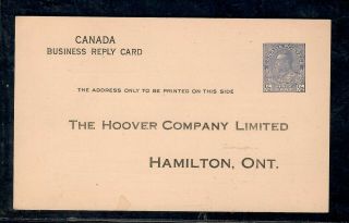 Canada Private Gv Postal Stationary Card / Hoover Company