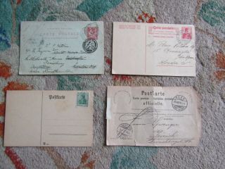 Vintage Postal Covers From Switzerland Germany And France
