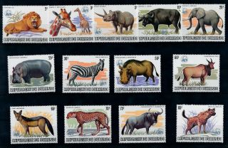 [i1866] Burundi 1983 Wwf Fauna Good Set Of Stamps Very Fine Mnh $1250