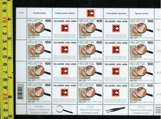 Switzerland 2015 Stamp On Stamp Full Sheet 125th Anniversary S11510 - 4