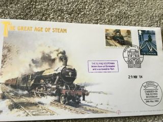 Buckingham Covers Railway Trains First Day Cover Ltd Edition Flying Scotsman