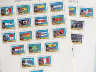 Panama 1980 Soccer,  Cpl Xf Silver Ovp Mnh Set,  Football Stamps,  Fifa World Cup