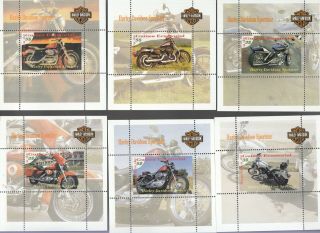 HARLEY DAVIDSON MOTORCYCLE HI - 12 SHEETS private issue LIMITED EDITION 2