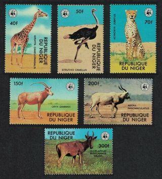 Niger Birds Wwf Endangered Animals Forerunner 6v 1978 Mnh Sg 735 - 740 Cv£25.  90