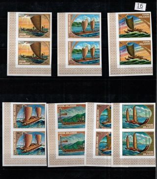 / 2x Cook Islands - Mnh - Imperf - Ships