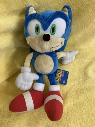 Rare Sega Sonic The Hedgehog Japan Sanei 12” Plush