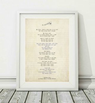 301 Diana Ross & Lionel Richie - Endless Love - Song Lyric Poster Print - A4 A3