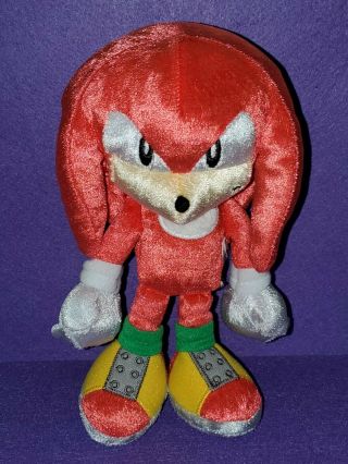 Sega 8” Shiny Knuckles Sonic The Hedgehog 25th Anniversary Tomy Plush Stuffed