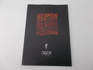 Led Zeppelin Ahmet Ertegun Tribute Concert &cd Programme