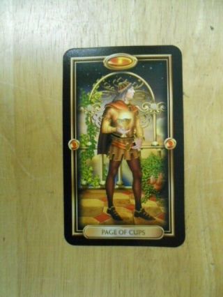 Supernatural Television Series Prop - Page Of Cups Tarot Card