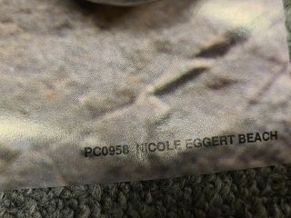 VERY RARE SEXY NICOLE EGGERT BAYWATCH BEACH 1989 VINTAGE PIN UP POSTER 3