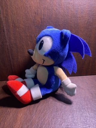 Vintage 1993 Sonic The Hedgehog Plush Stuffed Animal