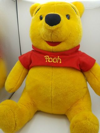 Mattel Walt Disney Jumbo Winnie The Pooh Plush Stuffed Animal Bear 24 " Large