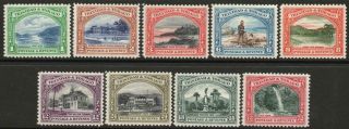 Trinidad & Tobago - 1935 - 37 Set To 72c Sg 230 - 238 Toned Gum Amm V41484