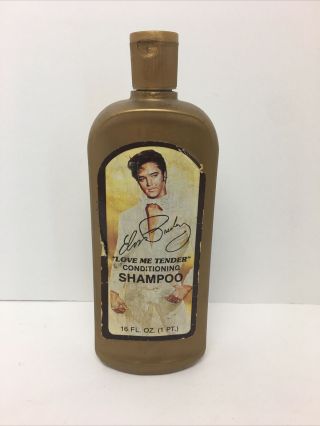 Vintage 1985 “love Me Tender” Shampoo Elvis Presley