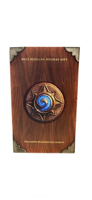 Hearthstone Sculpt Blizzard Holiday Gift 2013 Exclusive Employees Only