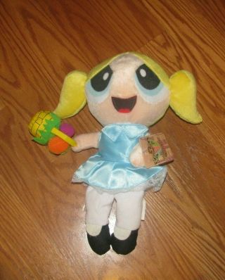 Powerpuff Girls Plush Bubbles 1999 13 " With Tags