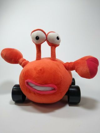 Disney Jungle Junction Plush Taxicrab Taxi Crab Bungo Wheels Rolling Rare Toy