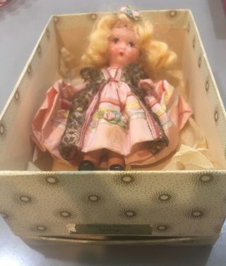 Very Rare Vintage Nancy Ann Storybook Doll Japan Cinderella Spring Starburst Box