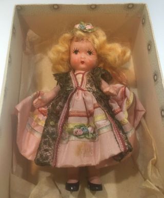 Very Rare vintage Nancy Ann Storybook doll Japan Cinderella Spring starburst box 6