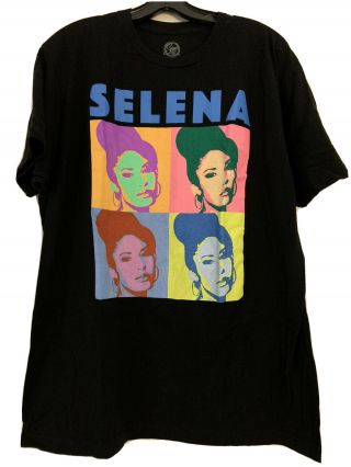 Selena Pop Art T - Shirt Size Xl Selena Quintanilla Shirt Licensed T - Shirt Euc