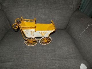 Antique Marklin pram doll carriage buggy German toy 5