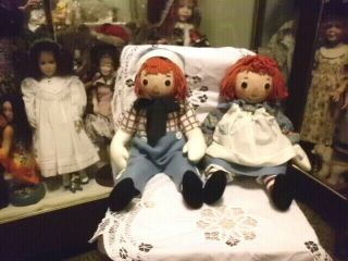 R.  J.  Wright Raggedy Ann And Andy Matched Number 143 No Box
