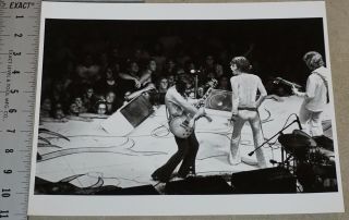 1972 Rolling Stones 11x14 B&w Concert Photo From The Negative Chicago B
